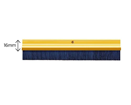 Exitex aluminium door brush strip