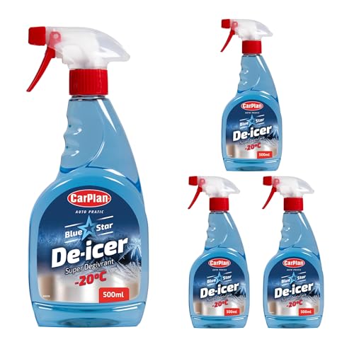CarPlan Blue Star de-icer (4 × 500ml)